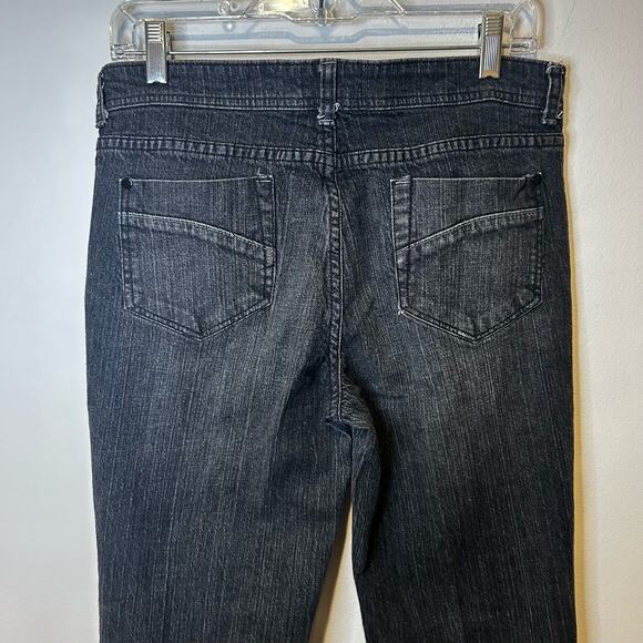 ANA Modern Bootcut‎ Black Jeans Size 8 Ultra Tall Mid Rise Cowgirl Rodeo Denim - Picture 4 of 7